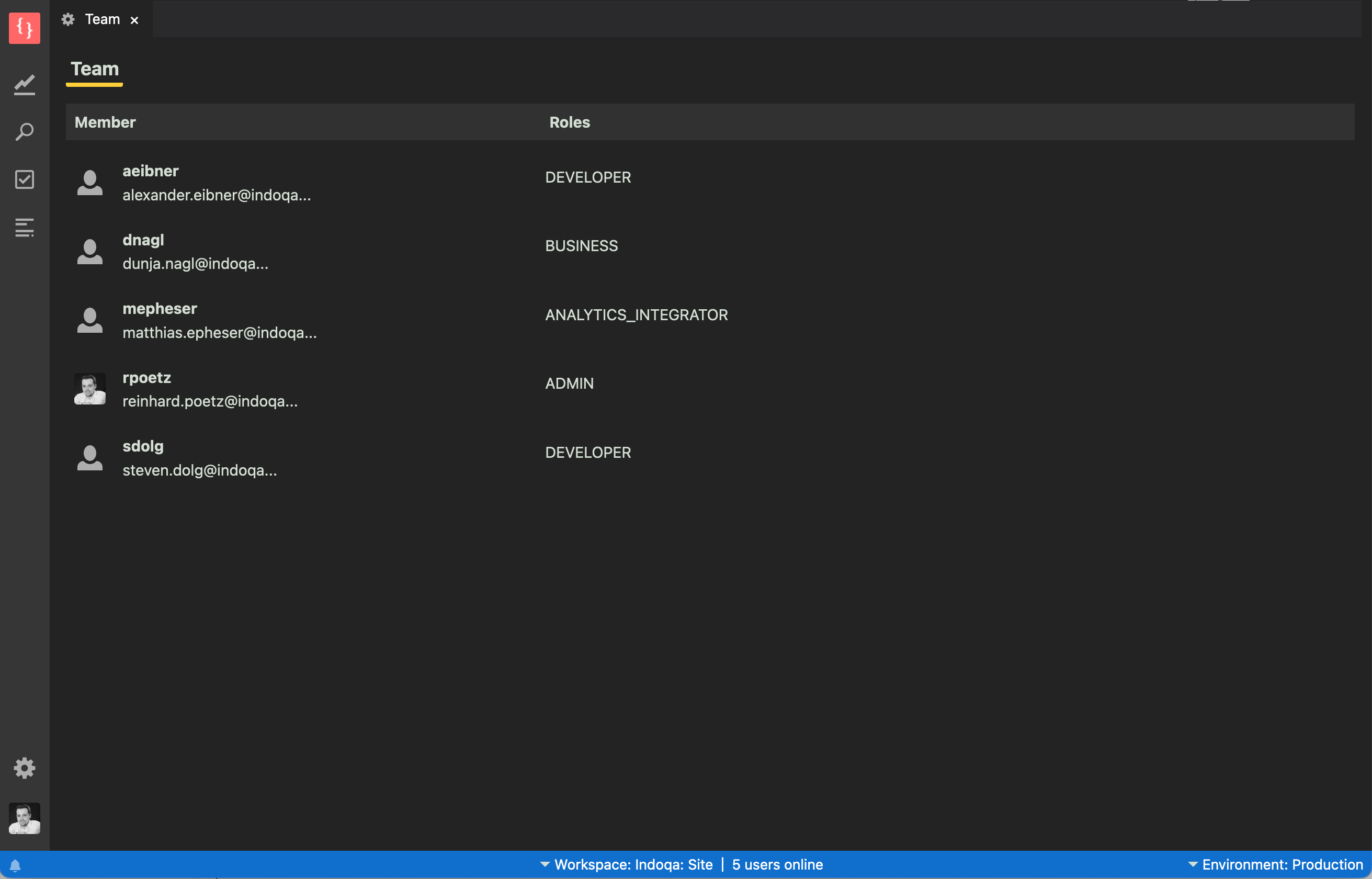 Indoqa Search Studio Screenshot